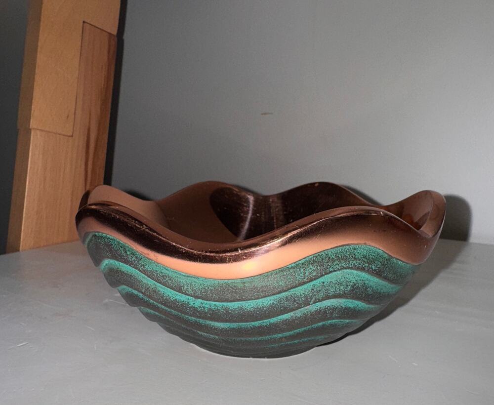 NAMBE Lisa Smith Copper Canyon Small Bowl Salad Veggie Candy Dish 4.5 Decor